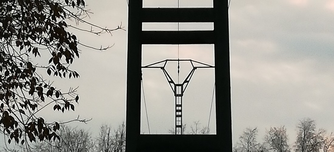 Torres de luz en la Casa de Campo